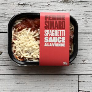 Spaghetti sauce à la viande (individuel)